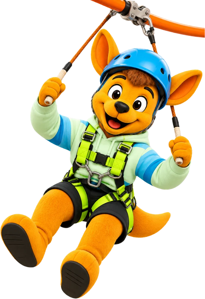 Mascota de Summit en Sky Rider